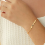 Personalized Engraved Bar Bracelet - Image 2