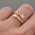Heart custom name ring that symbolizes love - Image 5
